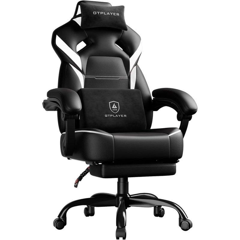 Sedia Gaming GTPLAYER ACE-ARMOR Poggiapiedi e Lombare