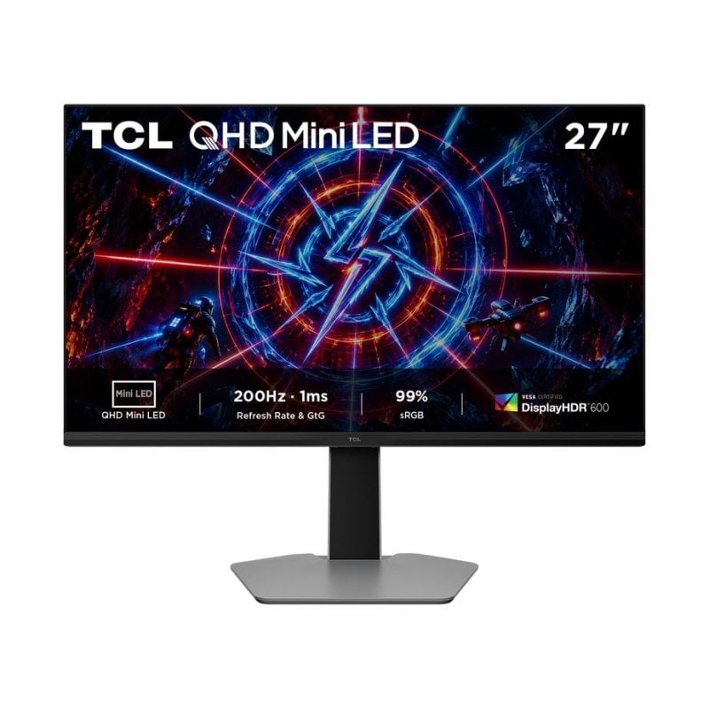Monitor TCL P2 27P2A 27" QHD 200Hz IPS Mini LED FreeSync Premium Höhenverstellung