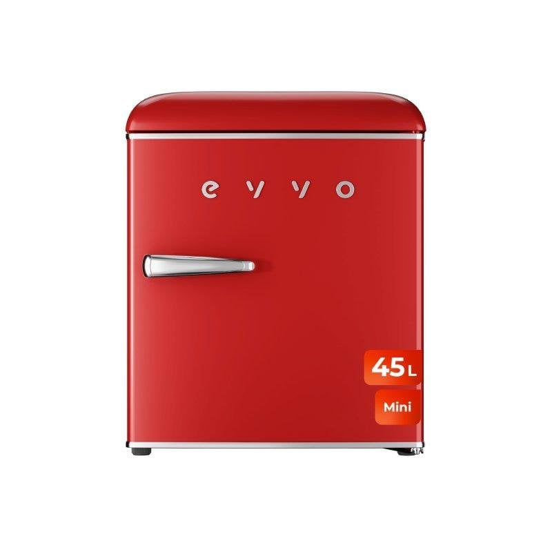 Frigorifero Mini Evvo F20 Retro Rosso Defrost 55cm 45L E