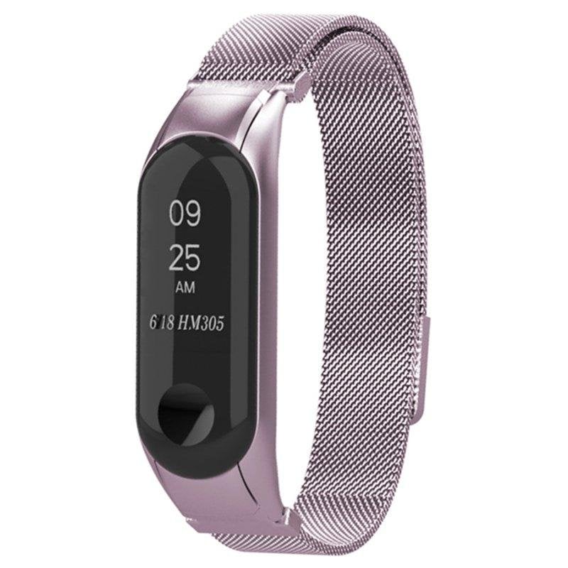 Correa Milanesa Dam Electronics Xiaomi Band M3/M4 Carcasa Metálica Cierre Magnético