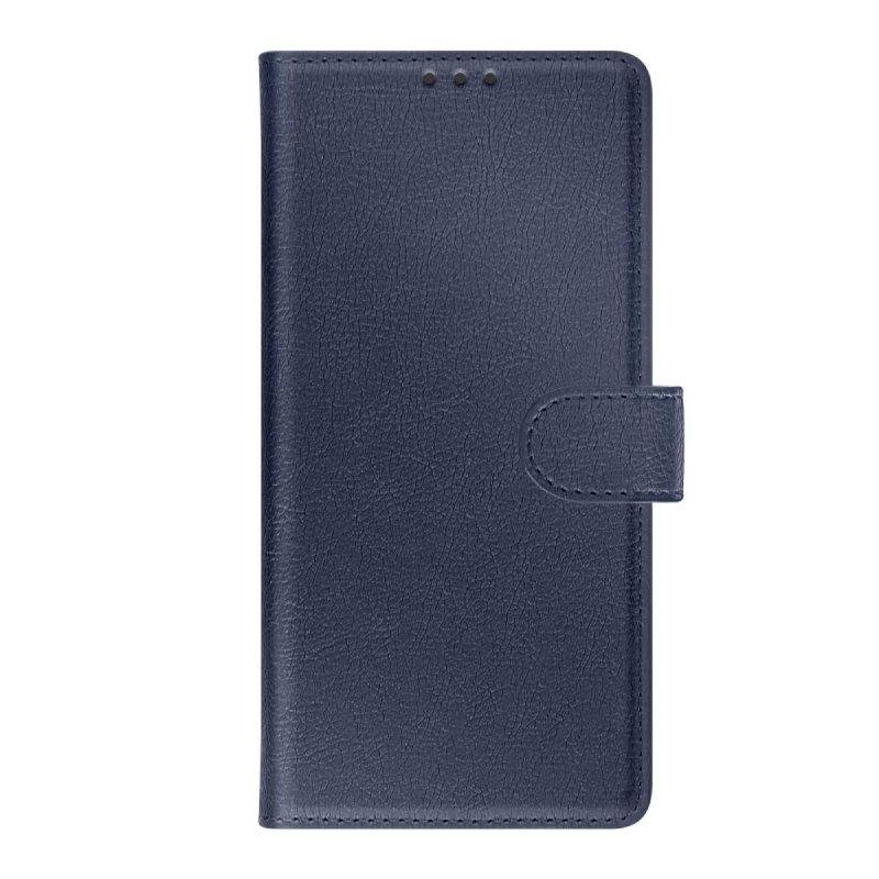 Capa para telemóvel Avizar Carteira Pele Sintética Azul Noite para Galaxy A56 A36