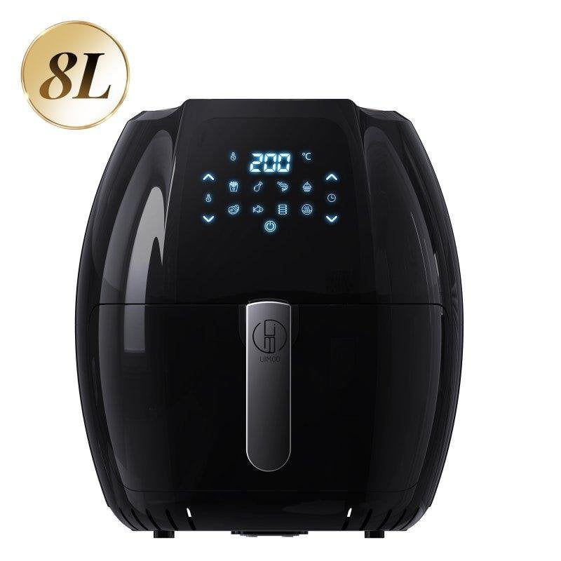 Friggitrice ad Aria Generica Liimoo 8L 2000W 8 Programmi Temperatura Regolabile