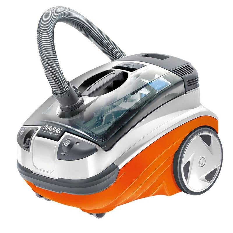 Aspiradora de tambor Thomas Aquatic Breeze 1600W 6L HEPA 13 Negro Naranja Blanco