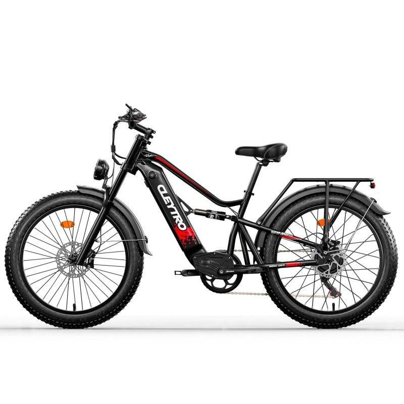 Bicicleta Eléctrica Cleytro 750W 48V 18Ah 26" Fat Bike Doble Suspensión