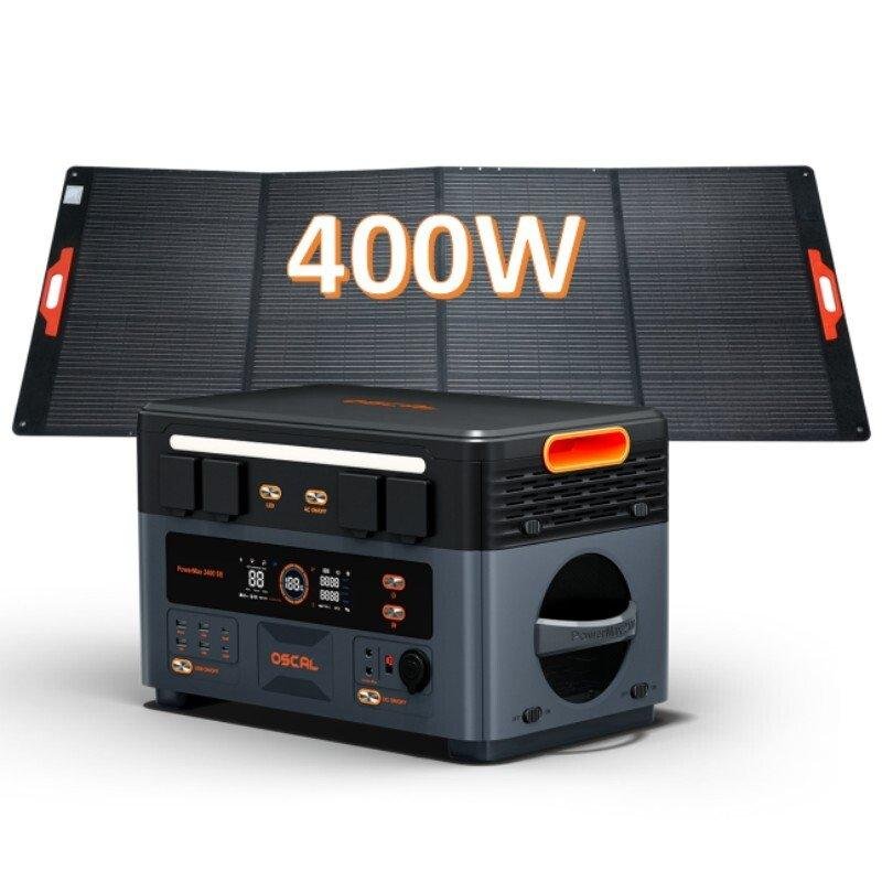 Estación de energía Oscal Powermax 2400 SE 2016Wh 4 AC y 8 USB Batería LiFePO4 App control inteligente