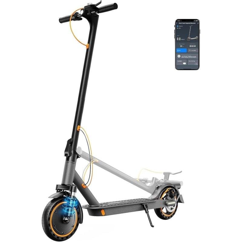 Patinete elétrico Todimart T6s 350W Autonomia 25km Pneus 8,5'' Freio eletrônico Preto