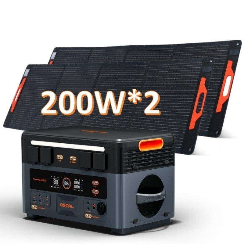 Estación de energía Oscal Powermax 2400 SE 2016 Wh 4 AC, 8 USB LiFePO4 App control