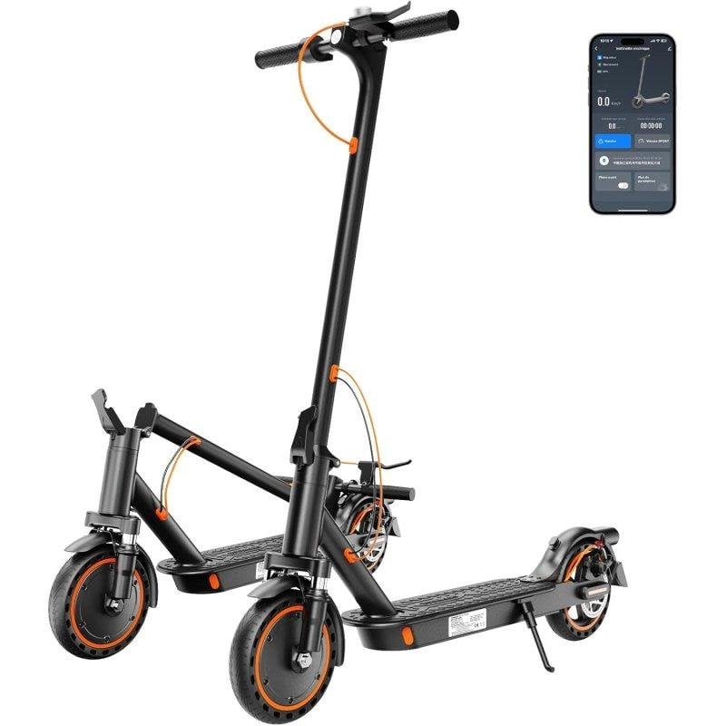 Patinete elétrico Todimart T6 350W Autonomia 30km Pneus 8,5'' Freio disco Preto