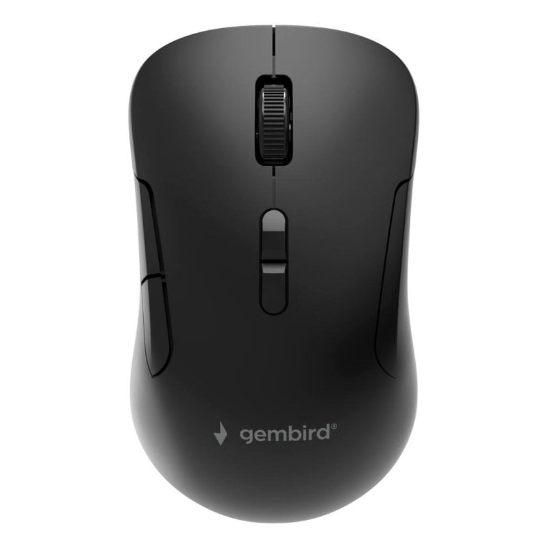 Mouse Gembird MUSW2-7B-01 RF Wireless Bluetooth 1600 DPI Nero Ricaricabile