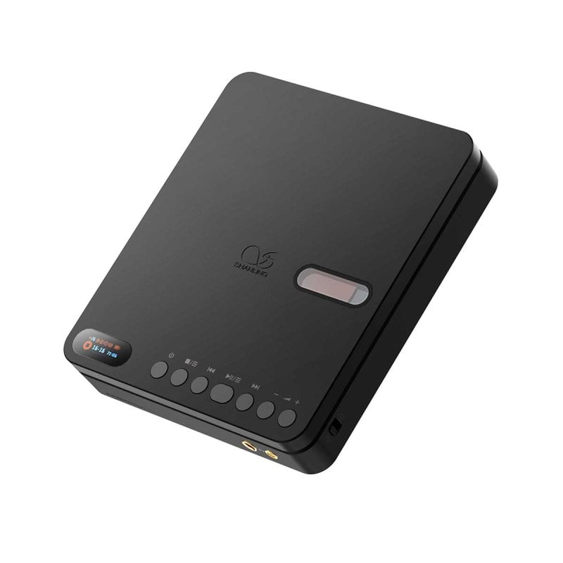 Shanling EC Play Reproductor de CD Portátil DAC CS43198 700mW Bluetooth Negro