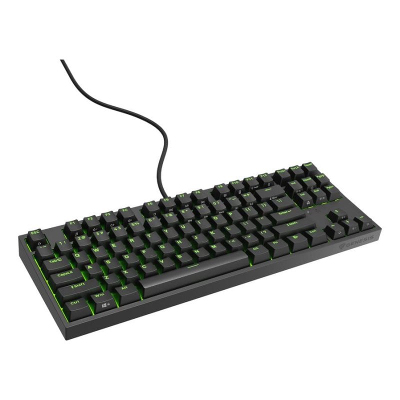 Teclado GENESIS Thor 404 TKL mecánico con switches Gateron Yellow Pro US International
