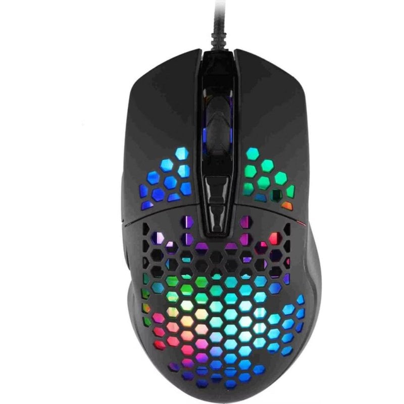 Ratón C-Tech GM-18 Gaming USB 7200 DPI Multicolor RGB Iluminación
