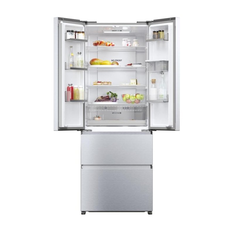 Réfrigérateur French Door Haier HFR5719EWMG No Frost 190cm 444L E Argent