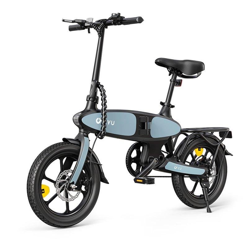 Bicicleta Eléctrica DYU C2 Plegable 250W 48V 7,5Ah 16" 40km