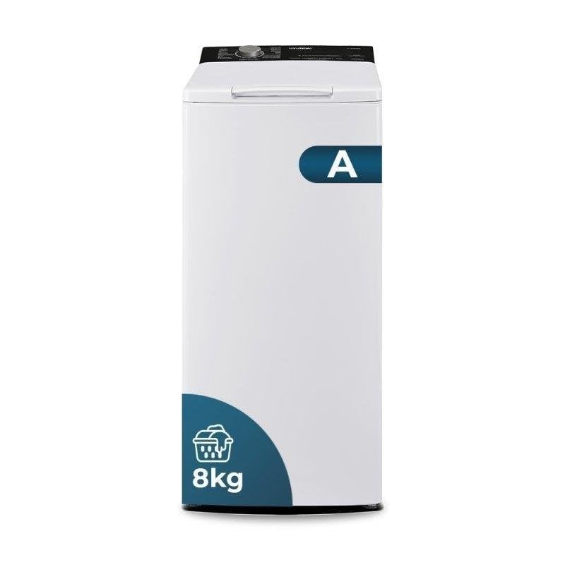 Hyundai Lavadora De Carga Superior Hlcs8300ai, 1900W, 1300 Rpm, 16 Programas - Imagen 2