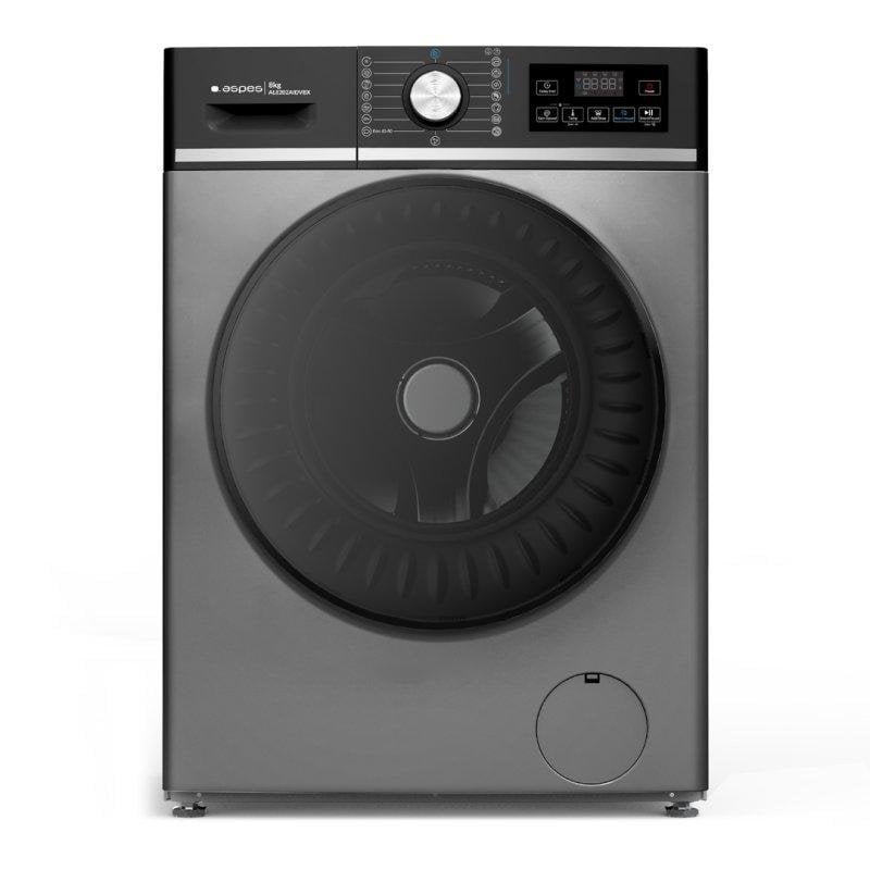 Lavadora Aspes AL8202AIDVBX Carga Frontal 8 Kg 1200 rpm A Inox Display LED