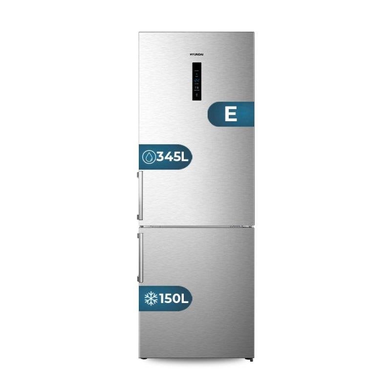 Frigorífico Combi Hyundai HC2700ENFIX No Frost 200cm 495L E Inox Display Led Táctil