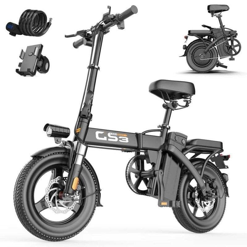Bicicleta eléctrica Toofly GS3 400W 48V 15Ah 14"