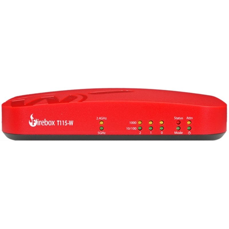 Cortafuegos WatchGuard Firebox T115-W Wi-Fi 7 3 puertos Gigabit VPN Dual Band