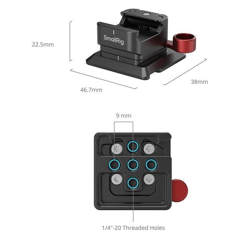 SMALLRIG MD4857 NATO Clamp to Arca Swiss Quick Release Plate Neuf - vue 4