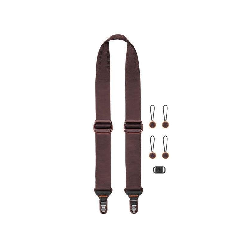 Correa Peak Design Slide púrpura cuero vegano para cámara digital 145 cm