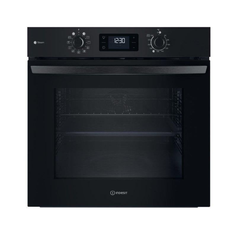 Horno Multifunción Indesit IO 258HS B 71L 60cm Hidrolítico A+ Vapor Grill Negro
