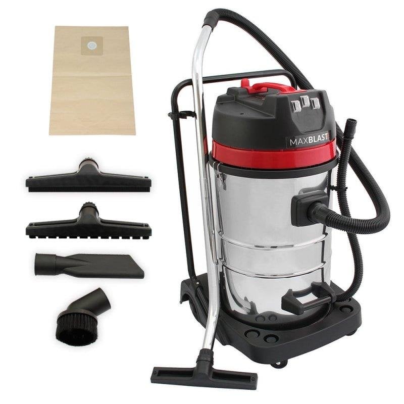 Aspiradora industrial Monster Maxblast 3000W 80 litros Seco y húmedo Accesorios