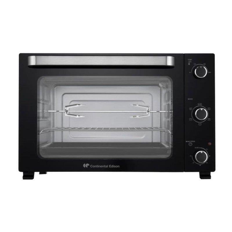 Mini Four Continental Edison CEMF60B3 57L 2300W Chaleur Tournante Minuterie Noir