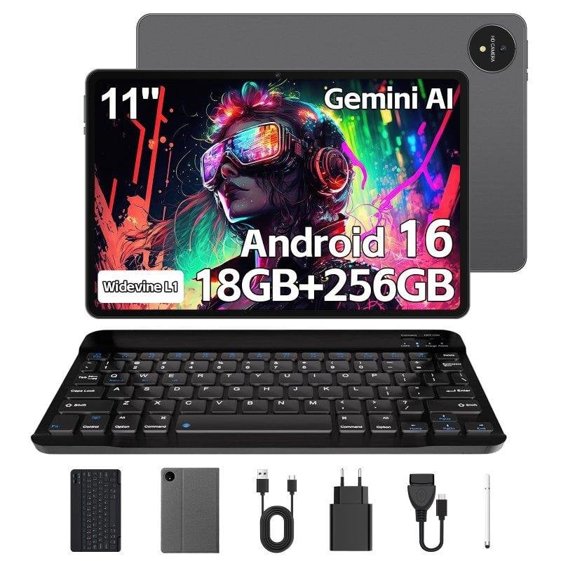 Tablet AMDEVPRO M70 WiFi 11" 18GB 256GB Negro con Teclado