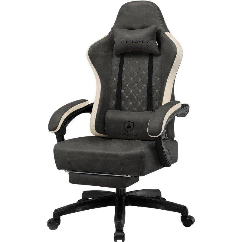 Sedia Gaming GTPLAYER Ergonomica con Poggiapiedi