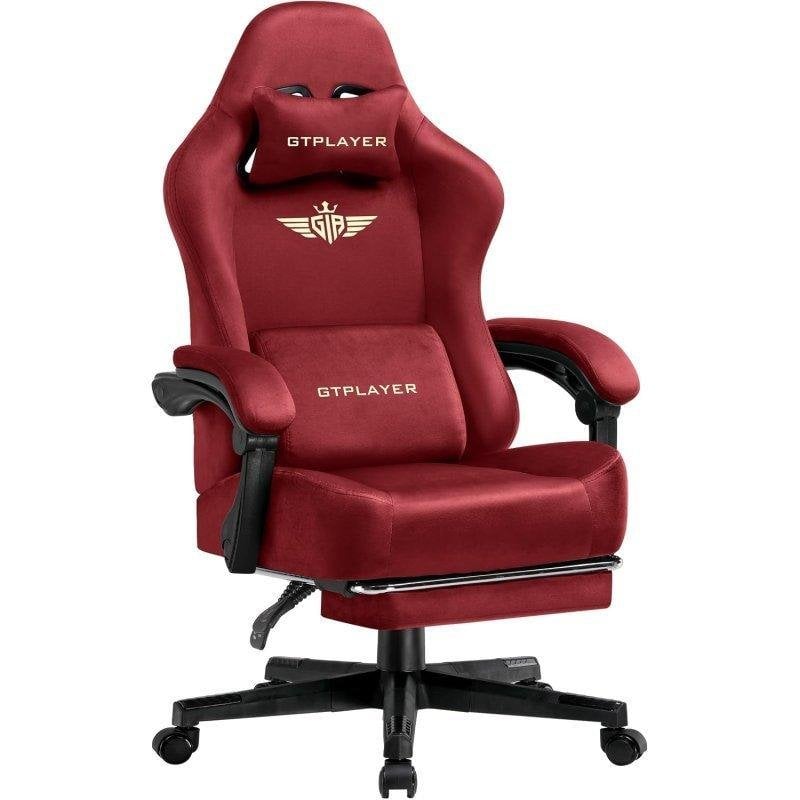 Silla Gaming GTPLAYER Reclinable 150° Reposapiés Tela Transpirable