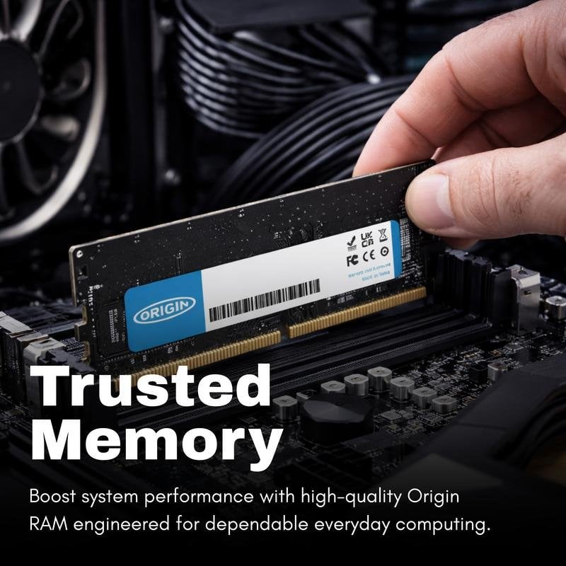 Origin Storage KVR48S40BS6K2-16-OS 16Go 2x8Go DDR5 4800MHz 262-pin SO-DIMM Noir - vue 1