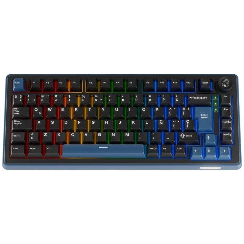 Teclado Ducky OK-M 75% Tri-Mode Hot-Swap RGB Táctil (ES)