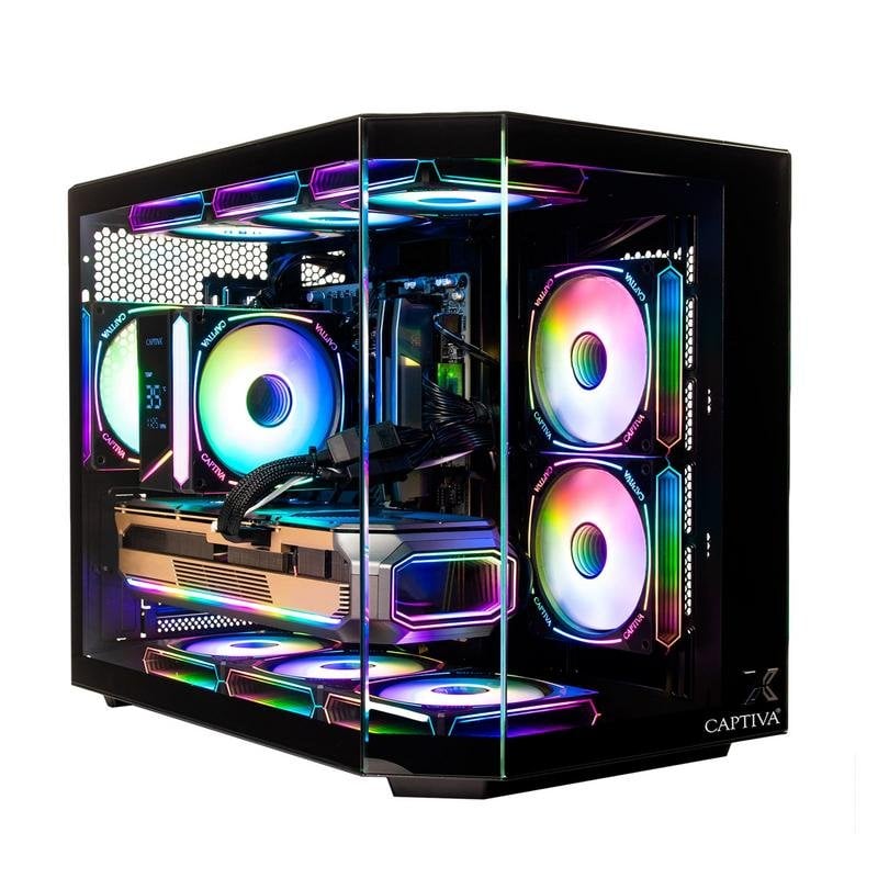 Desktop-PC CAPTIVA 104005 AMD Ryzen 7 5700X 32GB 1TB SSD RTX 5070 Windows 11 WiFi 6