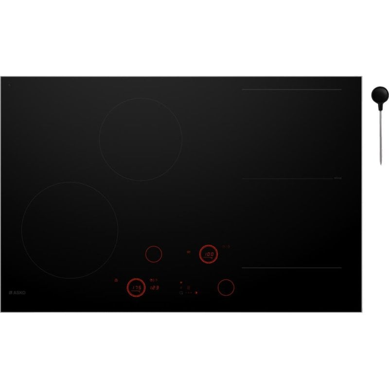 Placa de inducción Asko HID824GC 80 cm 4 zonas vidrio y cerámica