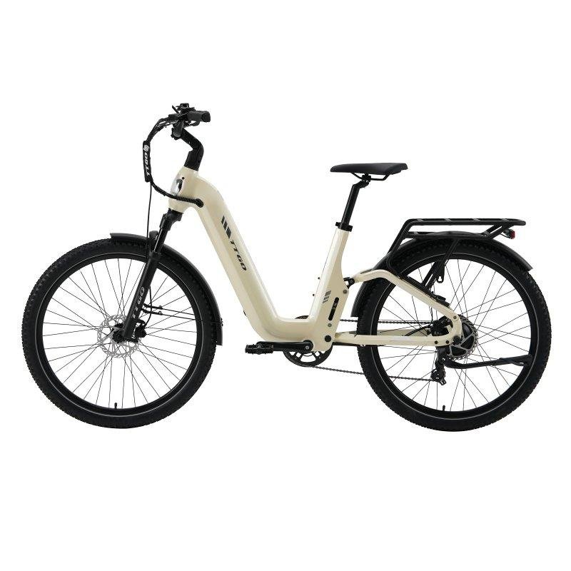 Elektrofahrrad TTGO E-SUVO 250 W 48 V 15 Ah 27,5 Zoll Beige