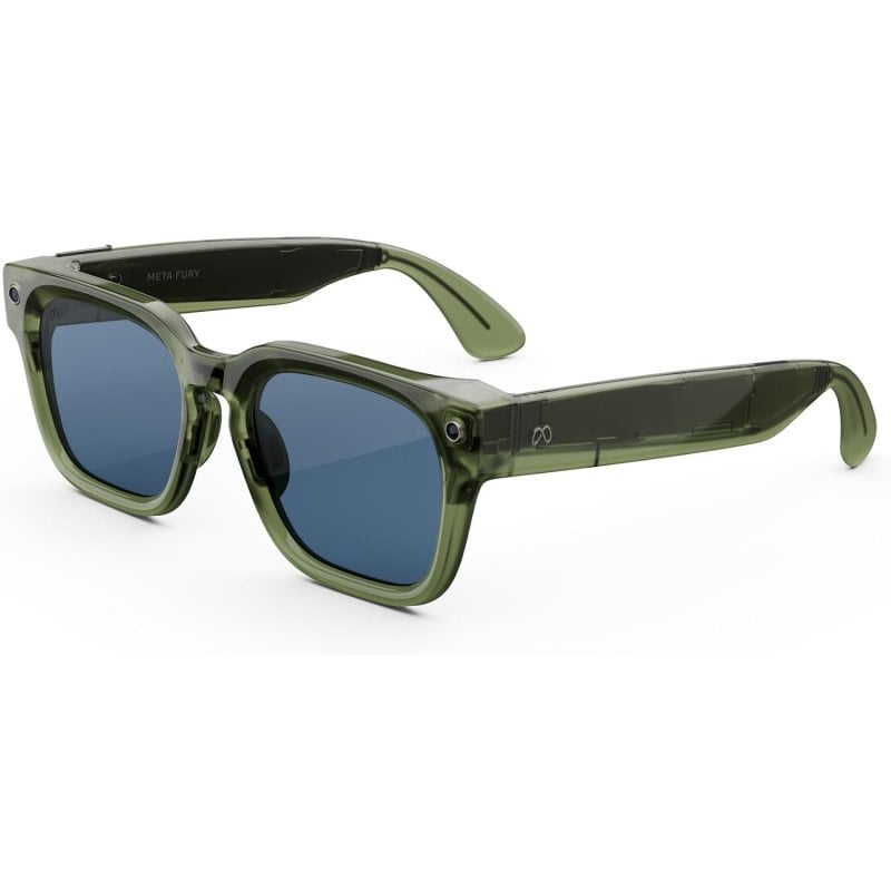 Meta Fury Racing Lunettes intelligentes Caméra intégrée Audio Ouvert IA Contrôle vocal