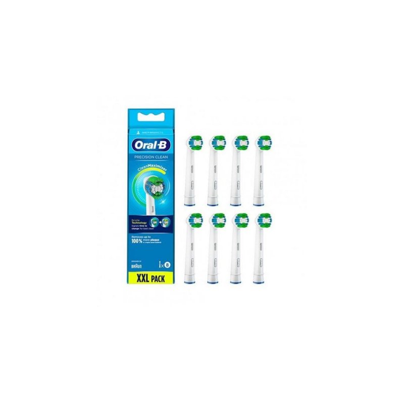 Recambio para Cepillo Braun Oral-B Precision Clean CleanMaximiser Pack 8 Unidades