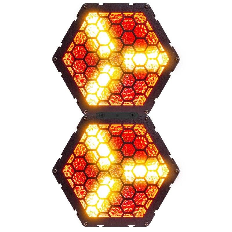 Cegadoras BeamZ RB90-5 Pack 2x LED Ámbar RGB DMX 5 pines
