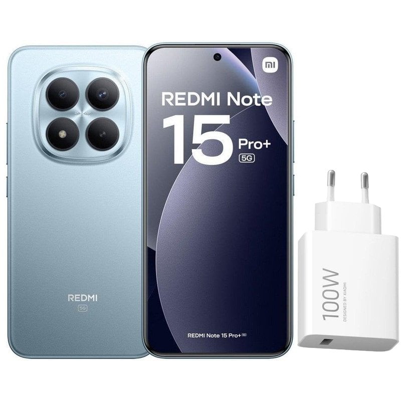 Xiaomi REDMI Note 15 Pro Plus 5G 8GB 256GB 6.83" Azul Glaciar Incluye Cargador 100W