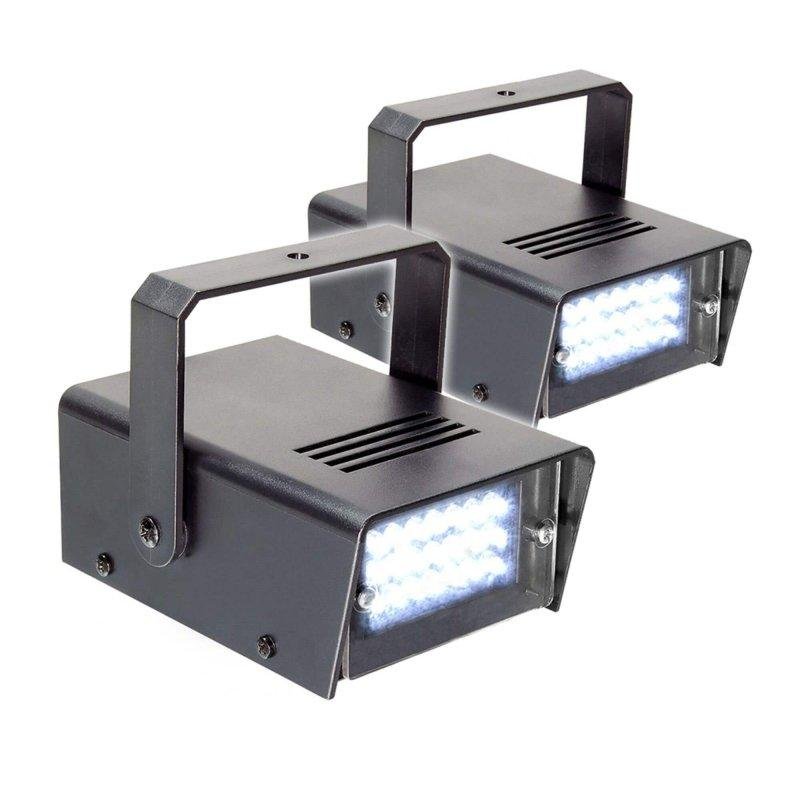 Pack Estroboscopios BeamZ BMS24LED 2x24 LEDs Blanco