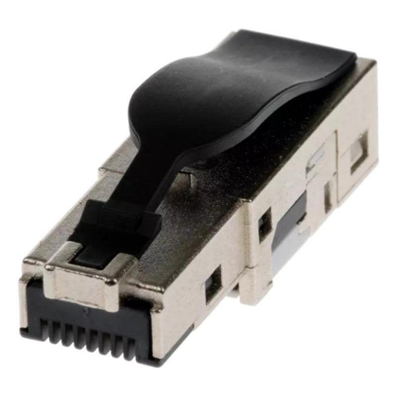 Conector de campo RJ45 Axis Cat5e/Cat6 Negro 10 unidades