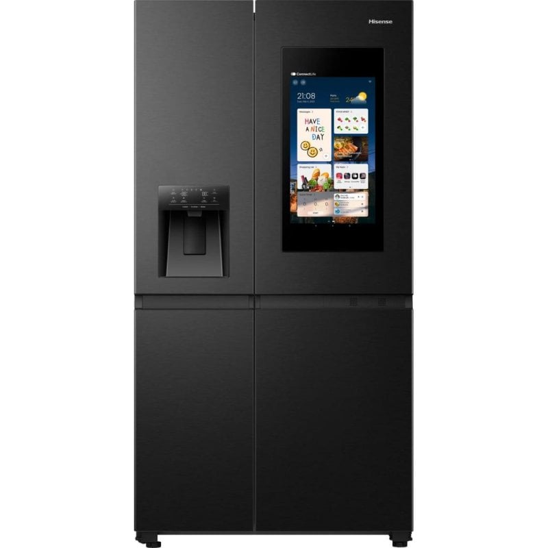 Frigorífico americano Hisense RS9P628GPFE Total No Frost 179 cm 614 L E Negro WiFi