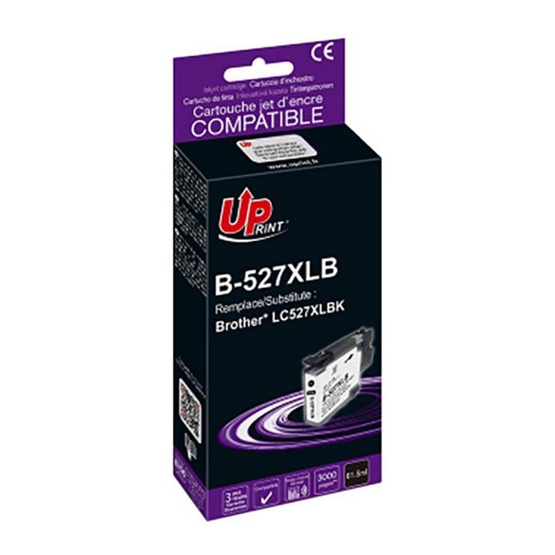 UPrint cartouche compatible Brother LC527XLBK - vue 1