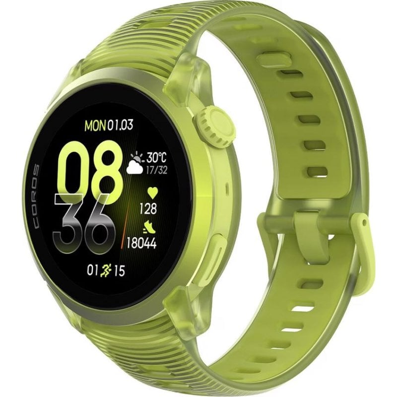 Coros PACE 4 Bluetooth GPS 1,2" Neon Yellow Correa Única