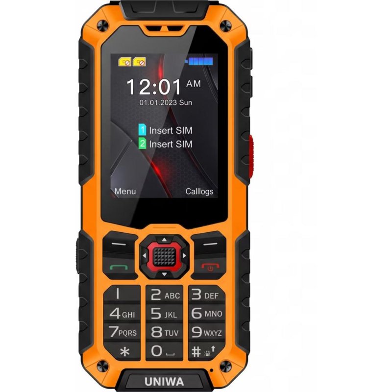 Avizar TEL-S9 4G 2,4" Dual SIM Linterna SOS Naranja Negro