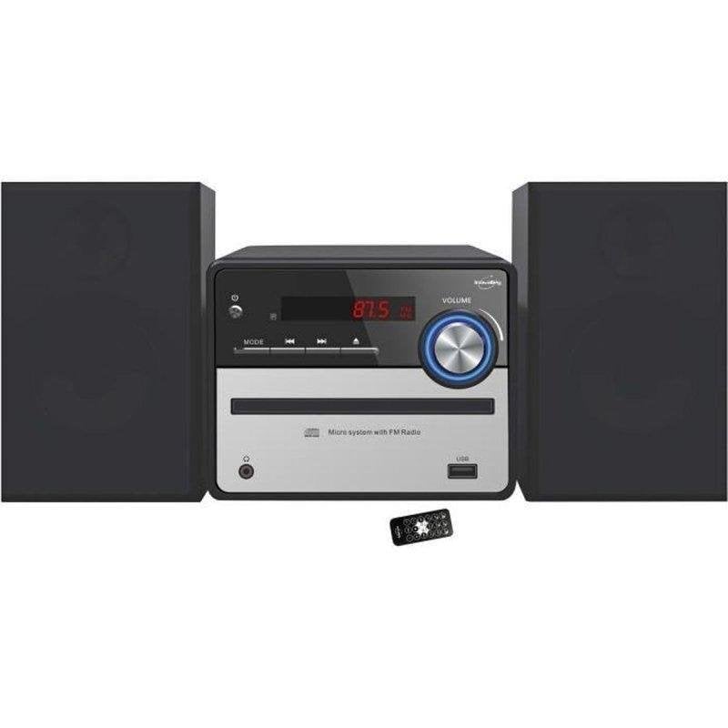 Microcatena Inovalley CH37-BTH 50W RMS Bluetooth 5.0 CD FM USB AUX Nero