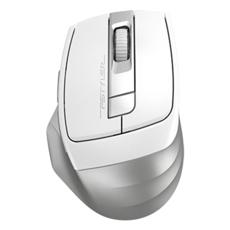 Ratón A4Tech Fstyler FB35CS RF Wireless Bluetooth 2000 DPI Grigio Bianco 6 Pulsanti