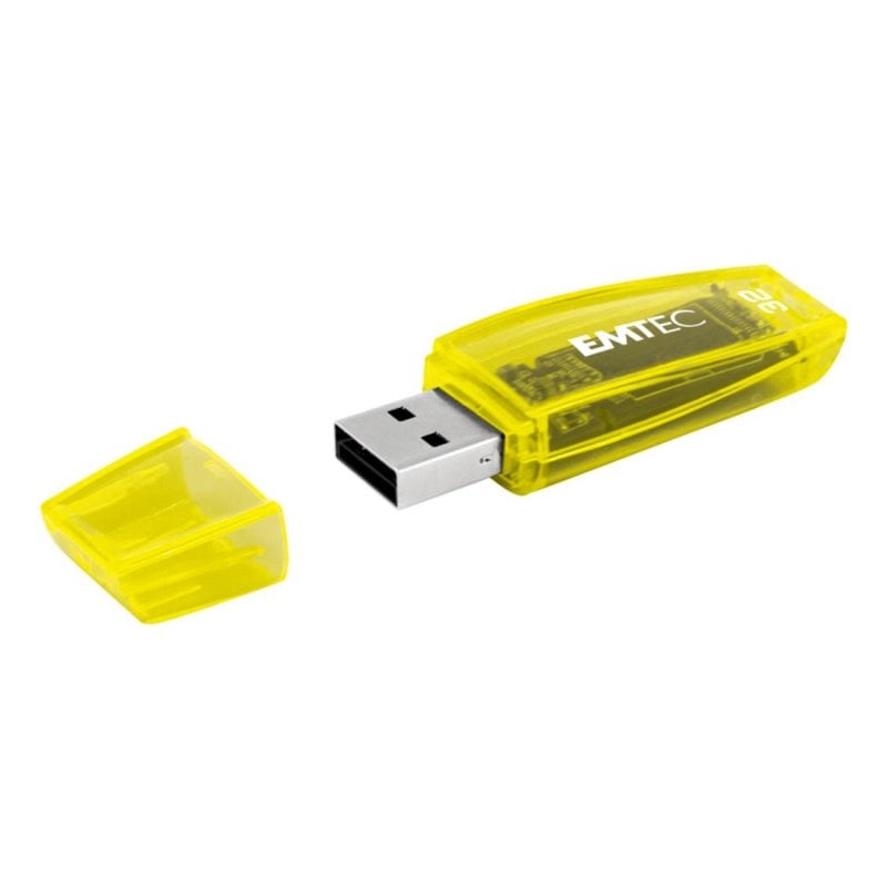 Emtec C410 Neon Unità Flash Usb Usb Tipo A 2.0 Arancione Giallo - vue 3