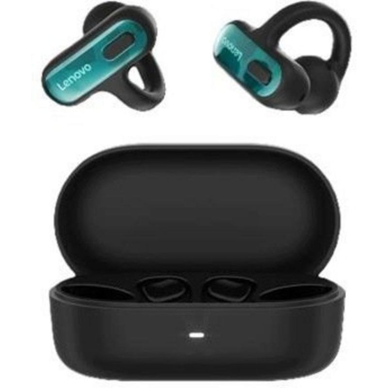 Auriculares Lenovo X500 inalámbricos Bluetooth 6 con micrófono y estuche negro